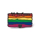 Rainbow Color Pride Flag Enamel Pin(JEWB-G019-09B)-1