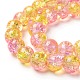 Spray Painted Crackle Glass Beads Strands(CCG-Q002-8mm-03)-3
