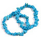 Chip Synthetic Turquoise(Dyed) Beaded Stretch Bracelets(BJEW-S143-58)-1