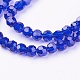 Faceted(32 Facets) Glass Round Bead Strands(EGLA-J042-4mm-M01)-3