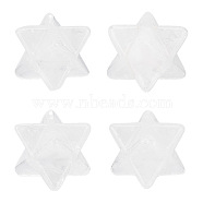 Natural Quartz Crystal Home Display Decoration, Merkaba Star, 20.5x18.5x16.5mm(G-WH0031-02B)