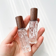 Glass Pump Spray Bottles, Perfume Refillable Bottle, Clear, 2.3x9.4cm, Capacity: 10ml(0.34fl. oz)(PW-WG89245-04)