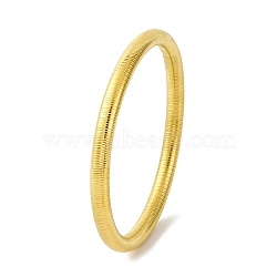 Ion Plating(IP) 304 Stainless Steel Bangles for Women, Golden, Inner Diameter: 2-1/2 inch(6.2cm)(BJEW-B104-30G)