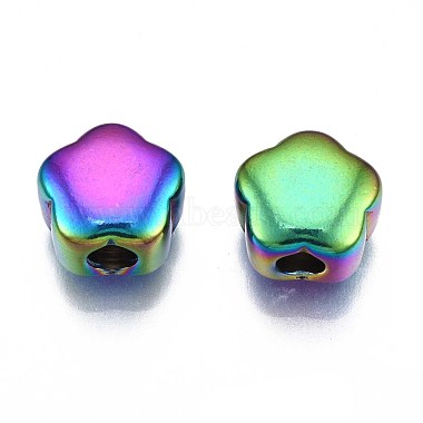 Rack Plating Rainbow Color 304 Stainless Steel Beads(STAS-S119-085)-2