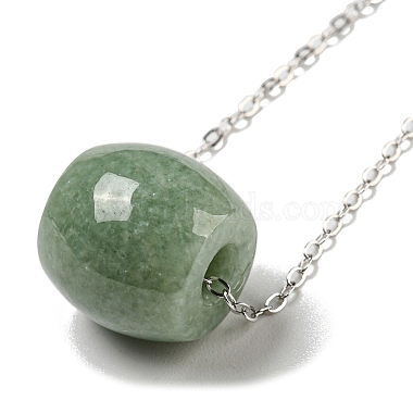 colliers pendentifs en perles de jadéite naturelles(NJEW-H026-01P)-3