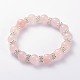 Charmants bracelets extensibles en perles de pierres précieuses naturelles de la saint-valentin(BJEW-JB01839-02)-1