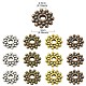 100Pcs 4 Colors Gear Tibetan Silver Alloy Spacer Beads(TIBEB-YW0001-66)-2