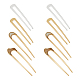 arricraft 8pcs 4 fourchettes à cheveux françaises de style(OHAR-AR0001-01)-1