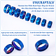 18Pcs 9 Styles Titanium Steel Wide Band Finger Rings for Women Men(RJEW-UN0002-53BU)-5