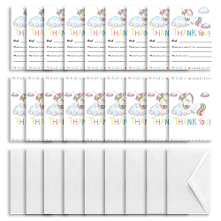 SUPERDANT Invitation Cards, for Birthday Wedding Party, with Paper Envelopes, Rectangle with Mixed Pattern, Colorful, 15.2x10.1cm, 30sheets/set(DIY-SD0001-05E)