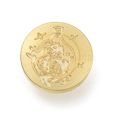 Wax Seal Brass Stamp Head(AJEW-G056-02F)-2
