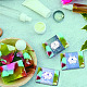 PandaHall Elite 90Pcs 9 Style Starry Sky Theeme Handmade Soap Paper Tag(DIY-PH0005-80)-4