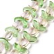 Chapelets de perles en verre transparente  (LAMP-H061-02A)-1