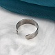 304 Stainless Steel Open Cuff Rings(RJEW-G335-01A)-3