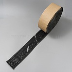 Self-Adhesive XPE Foam Contact Paper, Wall Stickers, for Shelf Liner Dresser Drawer Locker, Black, 80x4mm, 9.8~10m/roll(FIND-WH20004-35D)
