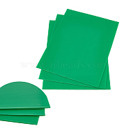 Plastic Corrugated Sheets Pads, for DIY Crafts Model Building, Rectangle, Lime Green, 400x305x3mm(DIY-WH0622-128D-03)