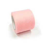 Deco Mesh Ribbons, Tulle Fabric, Tulle Roll Spool Fabric For Skirt Making, Misty Rose, 2 inch(5cm), about 25yards/roll(22.86m/roll)(OCOR-P010-C-C46)