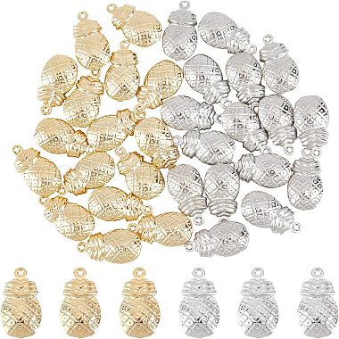 Platinum & Golden Fruit Brass Pendants