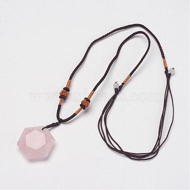 Natural & Synthetic Mixed Stone Pendant Necklaces(NJEW-P157)-2