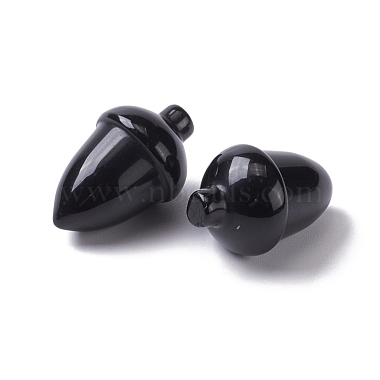Natürliche schwarze Obsidian Perlen(G-F711-31)-3