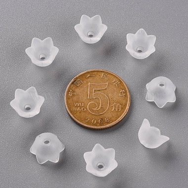 Transparent Acrylic Beads Caps(PL543-1)-3