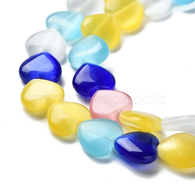 Chapelets de perles d'œil de chat en verre(CE-R010-11)-2