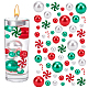 Elite 12Pcs Christmas Plastic Beads & Handmade Polymer Clay Cabochons(KY-PH0001-78)-1