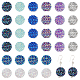 32Pcs 8 Colors Resin Rhinestone Beads(RESI-CA0001-61)-1