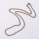 Iron Cable Chain Necklaces(NJEW-JN01089-01)-1
