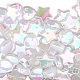 100Pcs 2 Styles  Transparent Acrylic Beads(OACR-SC0002-41B)-6
