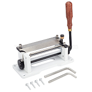 Iron Skiving Machine Tools Set, with Wooden Handle, Screw & Hexagon Wrench, Platinum, 10.5x27x15cm(CLSA-XCP0001-06)