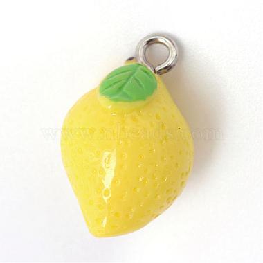 Lemon Resin Pendants(RESI-R184-01)-2