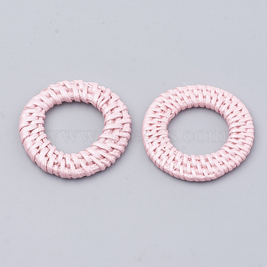 Pink Ring Rattan Linking Rings