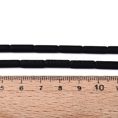 Frosted Opaque Glass Beads Strands(GLAA-N070-01A-D01)-4