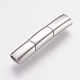 304 Stainless Steel Magnetic Clasps with Glue-in Ends(STAS-F122-04P)-1