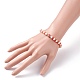 Synthetic Hematite & Polymer Clay Heishi Beads Stretch Bracelet(BJEW-JB07226-05)-3