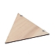 Décorations murales en bois bohème rustique triangle(AJEW-L091-B01)-2