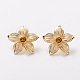 Alloy Enamel Rhinestone Flower Jewelry Sets(SJEW-JL016-01)-5