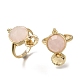 Brass Cuff Rings for Women(GG-CBA7610-10G-10)-4