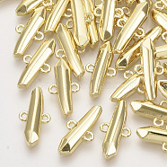 Alloy Links connectors, Bullet Shape, Light Gold, 17x8x3mm, Hole: 1mm(PALLOY-N150-42)