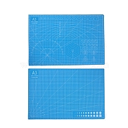 A3 Plastic Cutting Mat, Cutting Board, for Craft Art, Rectangle, Deep Sky Blue, 30x45cm(WG57357-05)