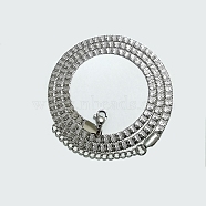 304 Stainless Steel Herringbone Chain Necklaces, Stainless Steel Color, 17.80 inch(45.2cm)(NJEW-P282-01P)