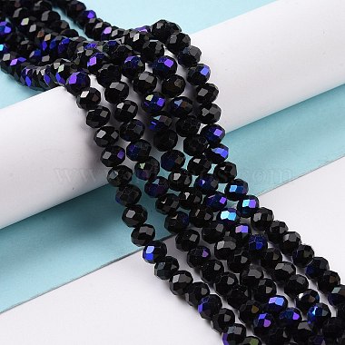 Electroplate Opaque Solid Color Glass Beads Strands(X1-EGLA-A034-P6mm-L01)-4