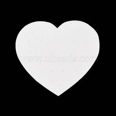 Heart Shaped Paper Earring Display Cards(AJEW-A051-05)-2