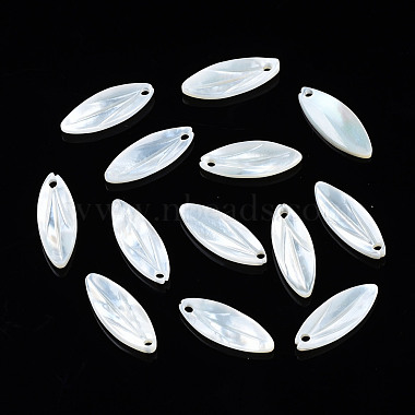 Petaline White Shell Pendants