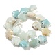 brins de perles d'amazonite de fleurs naturelles(G-F769-F01-02)-3