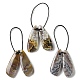 2 pendentifs en agate mexicaine naturelle(G-B105-01E)-1