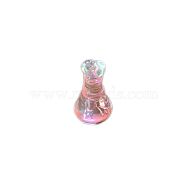 Luminous Glow in the Dark Mini Model, Micro Landscape Dollhouse Accessories, Pretending Prop Decorations, Bottle, Pink, 14x25mm(PW-WG43FF0-04)