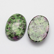 Natural Ruby in Zoisite Cabochons, Oval, 25x18x7~10mm.(G-D860-A05)