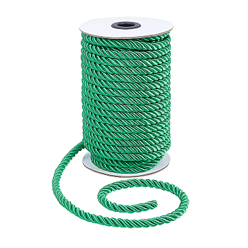 BENECREAT Nylon Thread, for Home Decorate, Upholstery, Curtain Tieback, Honor Cord, Green, 8mm, 20m/roll